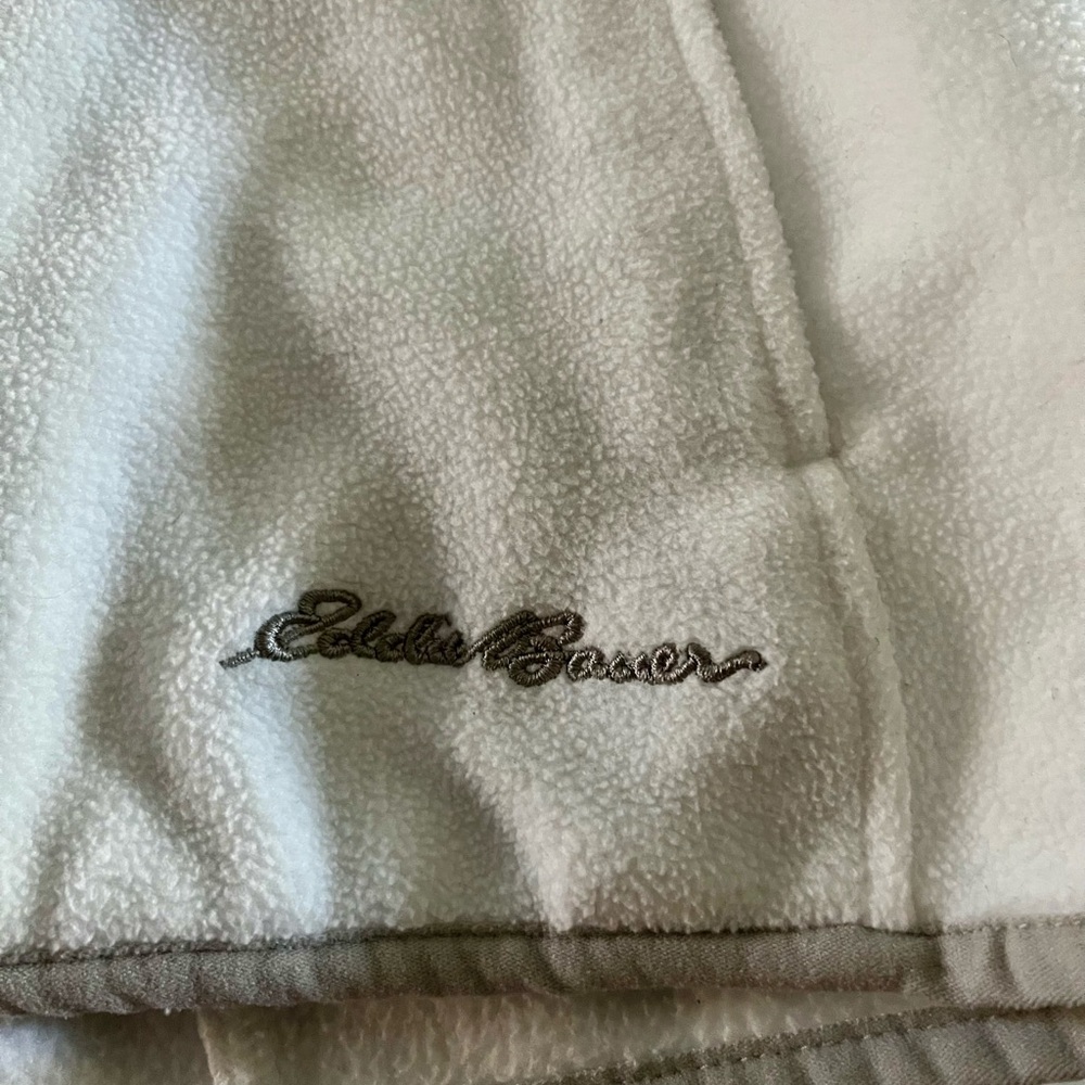Eddie Bauer Ivory Fleece Jacket